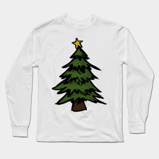 modest christmas tree Long Sleeve T-Shirt
